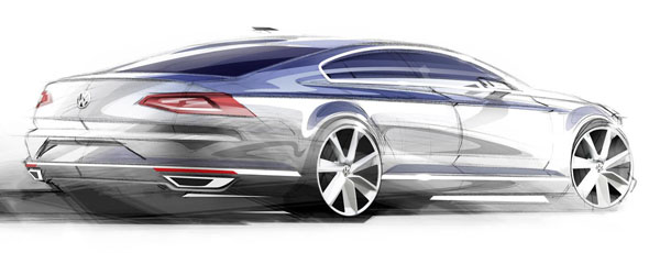 vw-passat-sketch-side